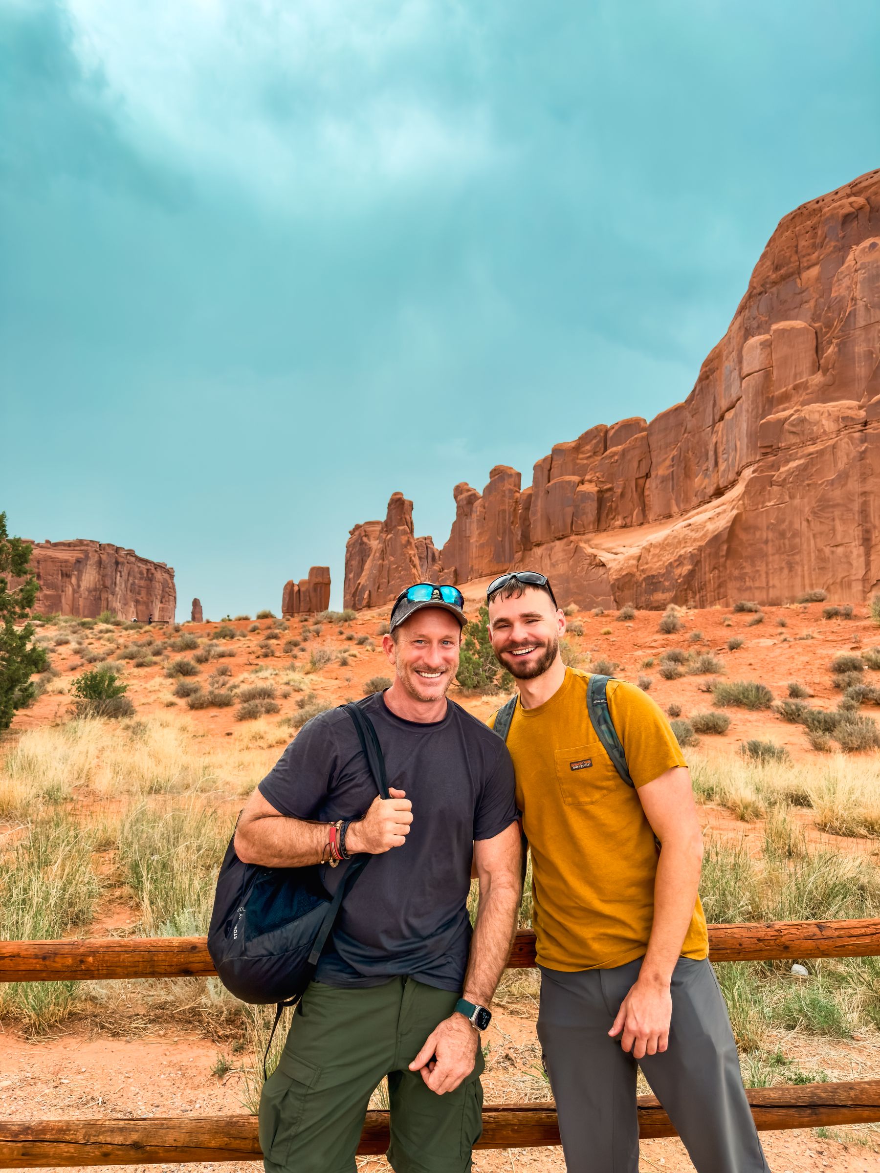 Ryan and Seth Pose for Stranger